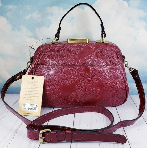 Patricia Nash Bags Patricia Nash Gracchi Satchel Embossed Paisley